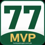 77MVP Game logo with green and gold design