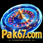Pak67 Game logo with golden text